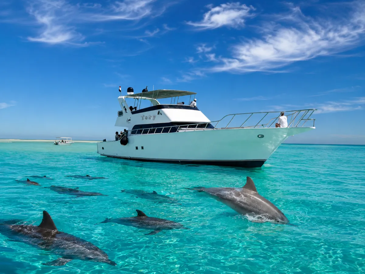 Luxus yacht a tengeren