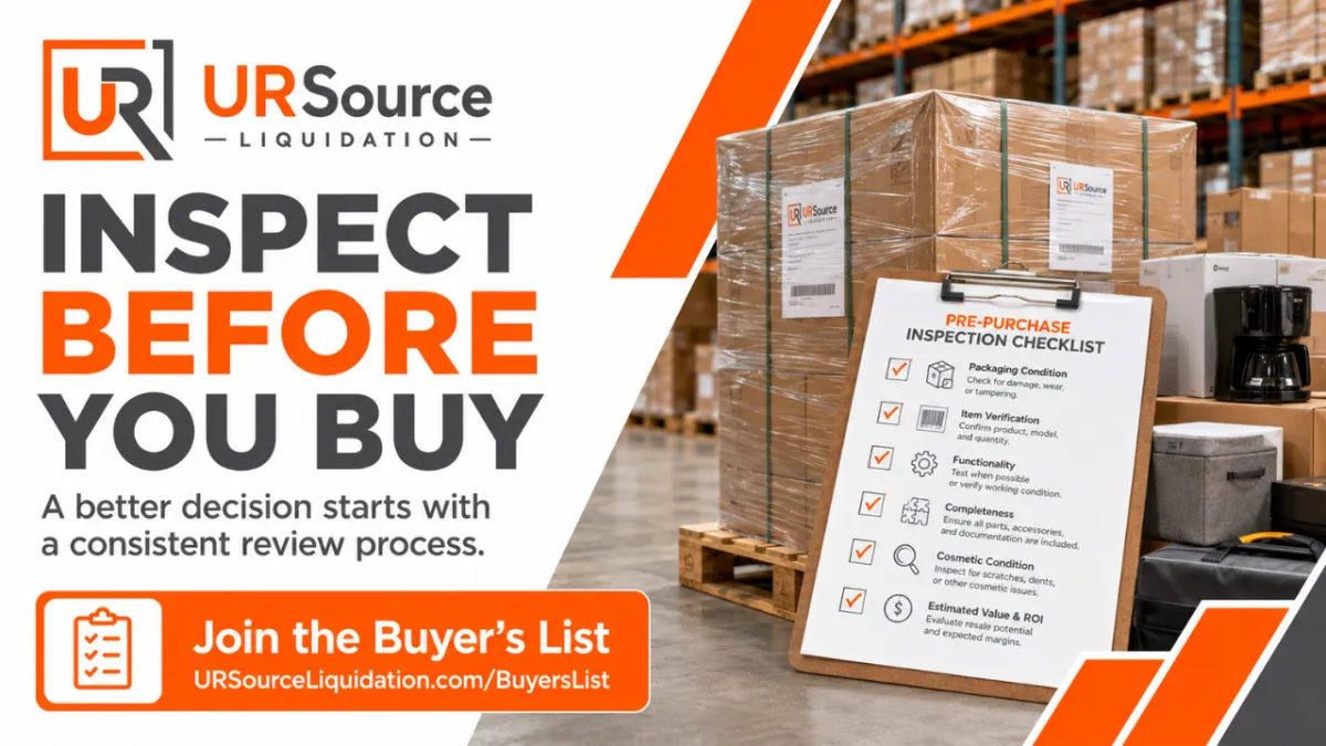 New Liquidation Inventory Inspection Checklist for Smarter Buying Post