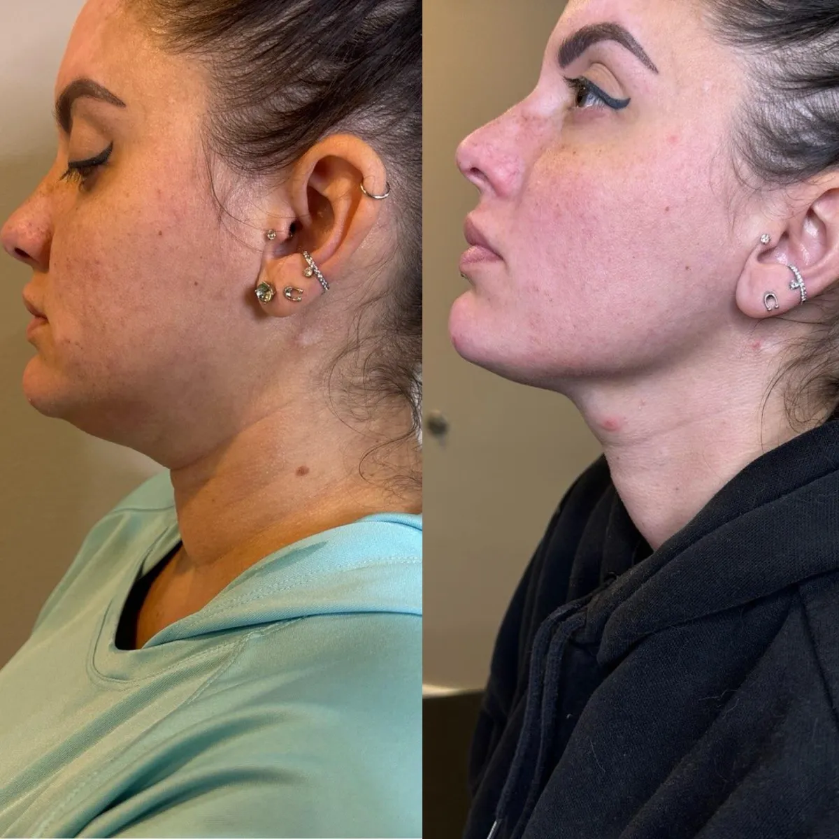 person touching purple petaled flowers