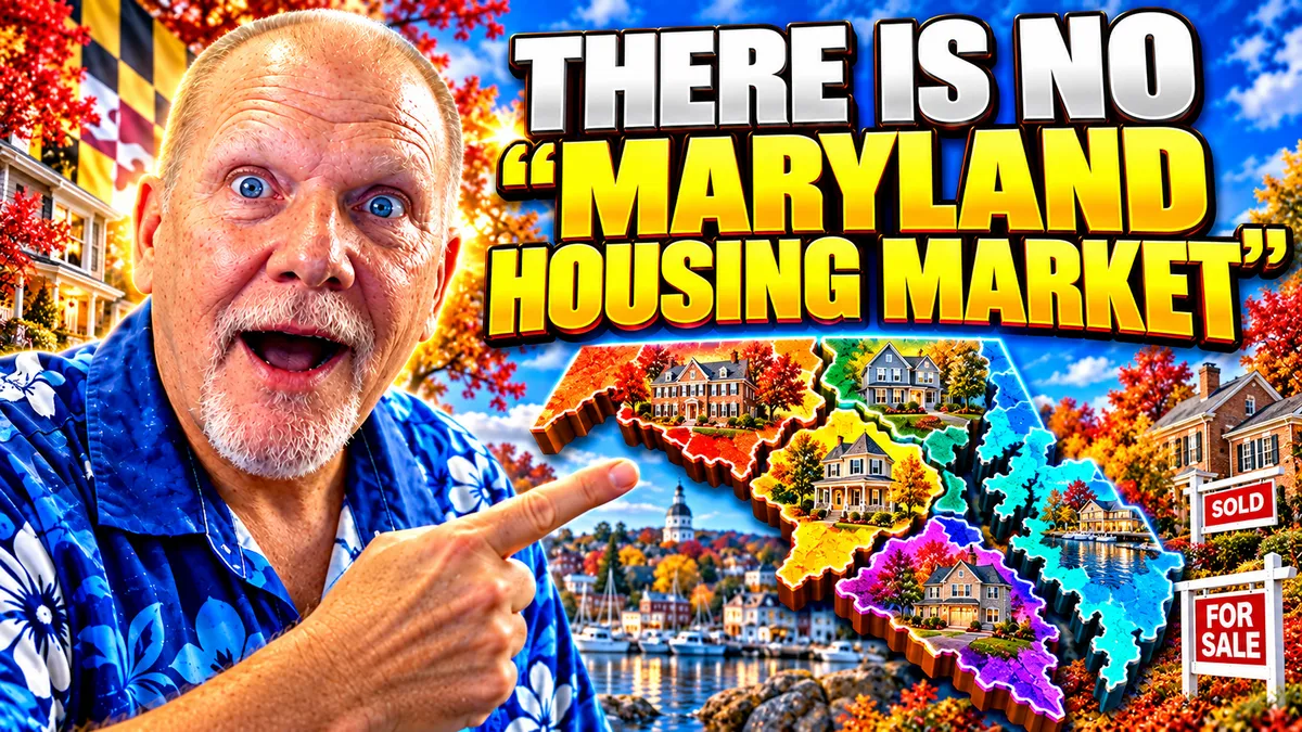 There Is NO Maryland Housing Market.