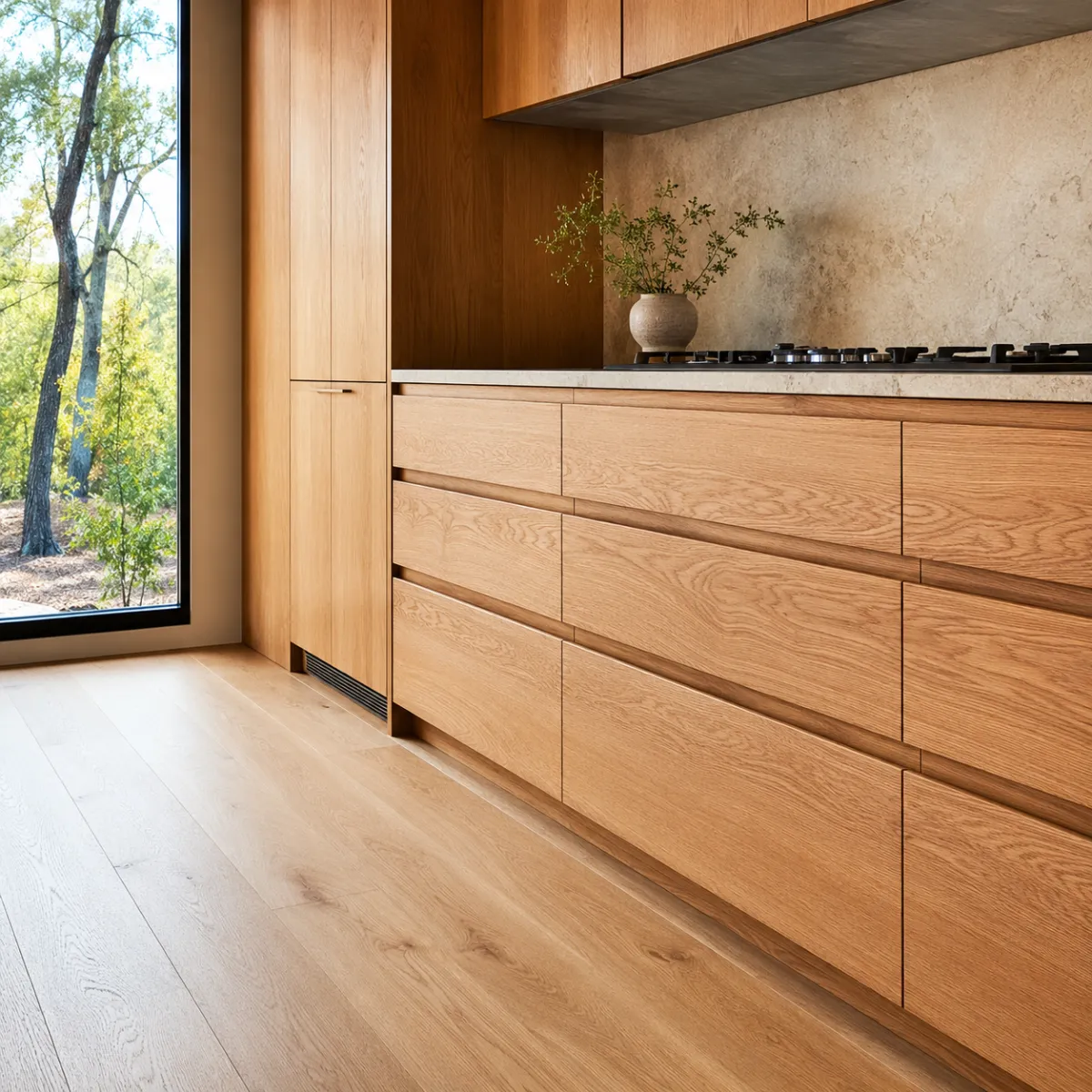 Custom wood kitchen cabinetry and countertops in Ventura County and Santa Barbara
