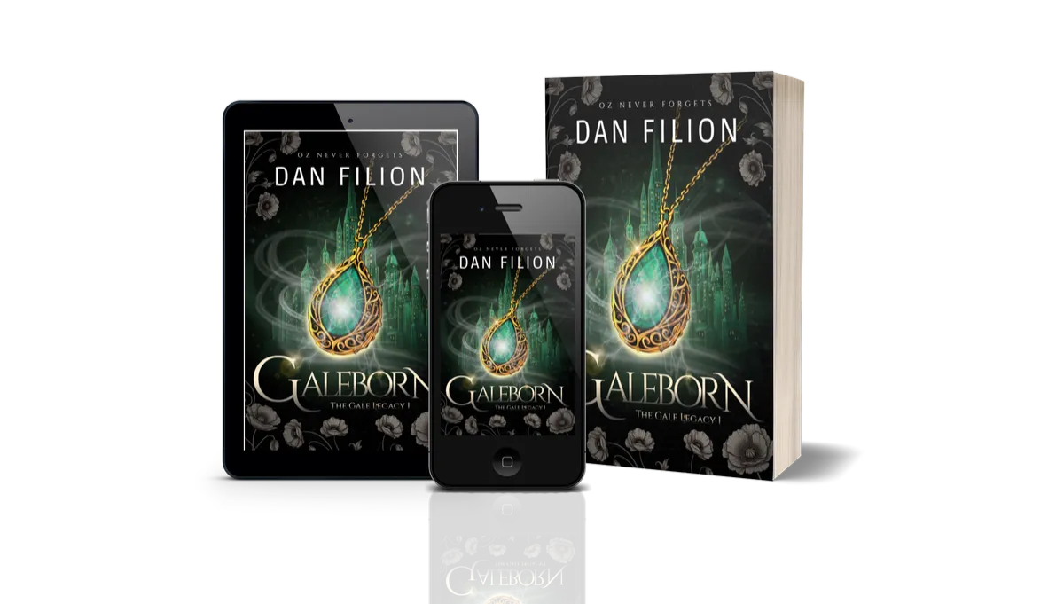Galeborn Deluxe Hardcover Novel Cover with Gilded Embellishments