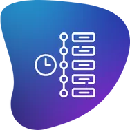 Icon representing customer journey pipeline with a pipeline graphic.