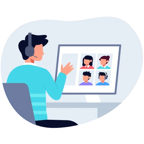 Graphic showcasing the All-In-One AI Powered CRM Solution from Go Skylevel
