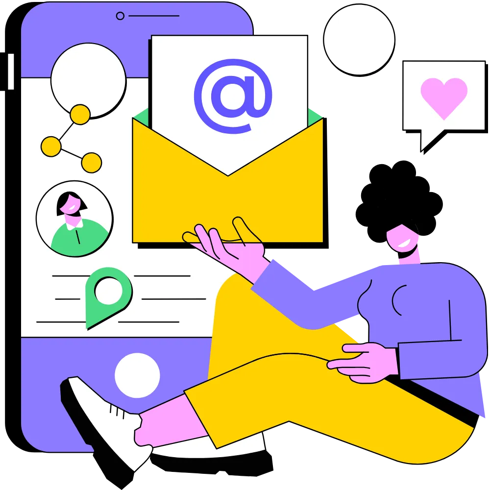Graphic featuring All-In-One chat