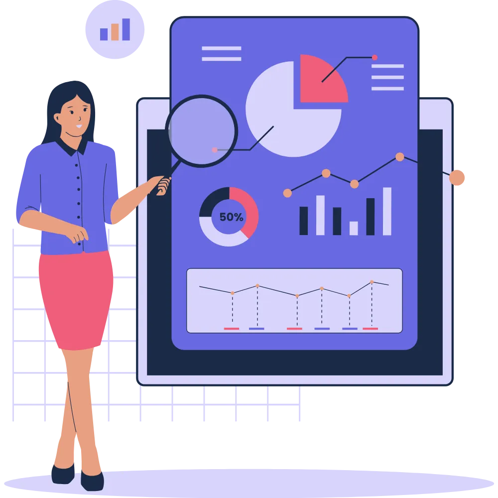 Graphic featuring the Revenue & Visual Insights