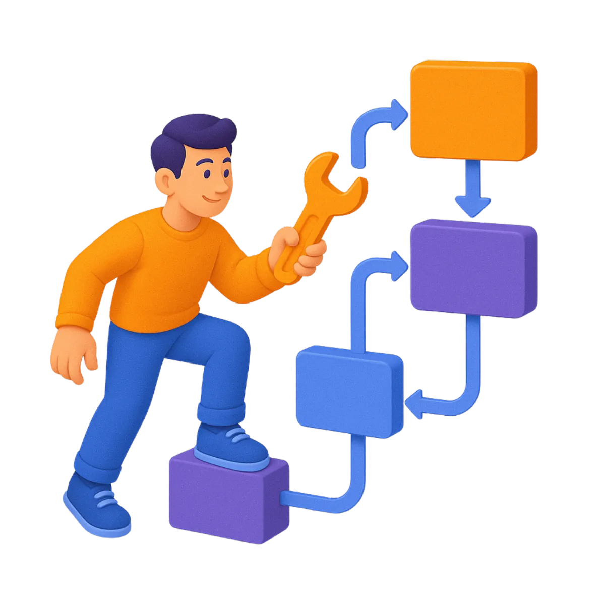 Illustration representing Build & Use Pipelines in 3 Easy Steps