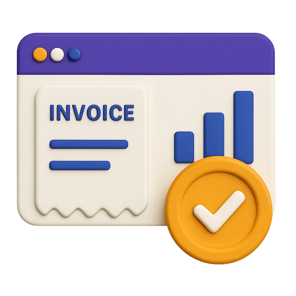 Graphic featuring the Invoice Tracking  Dashboard