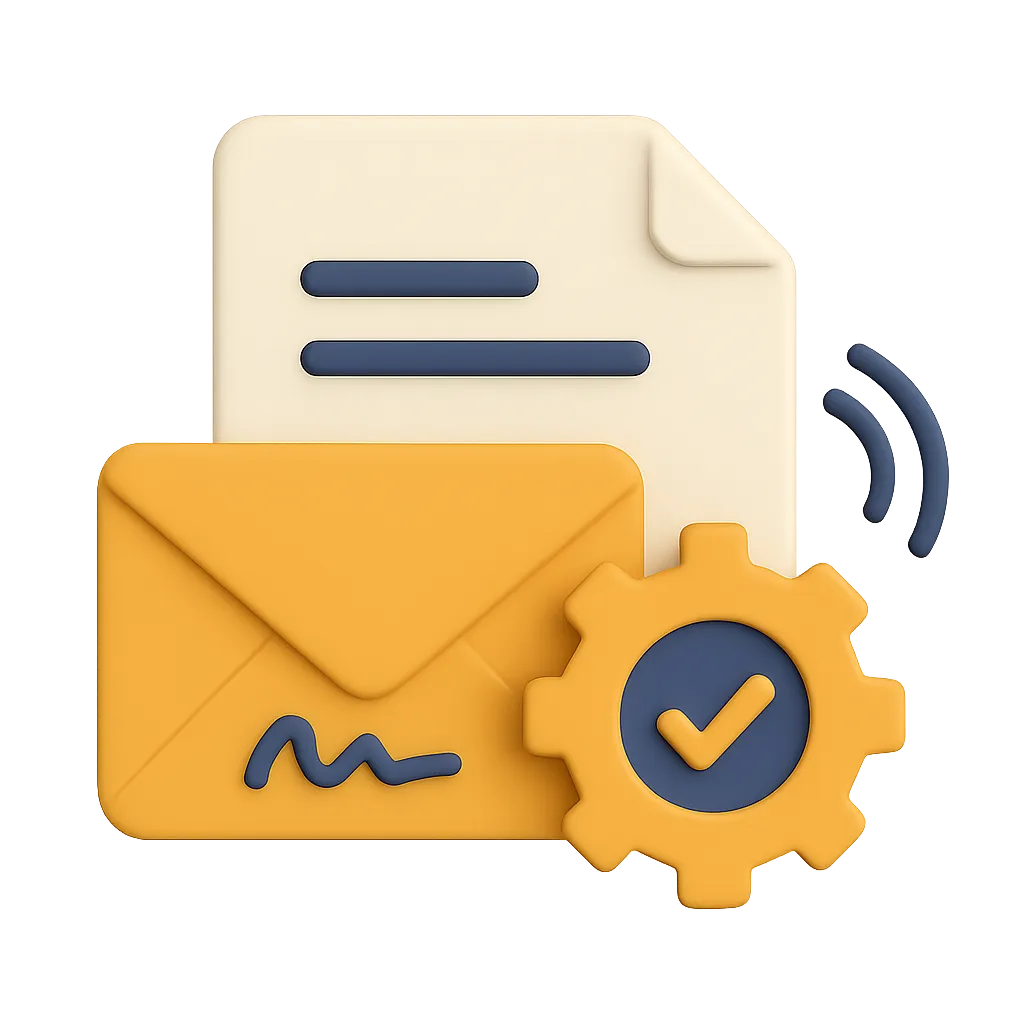 Graphic featuring Automated Delivery & Reminders