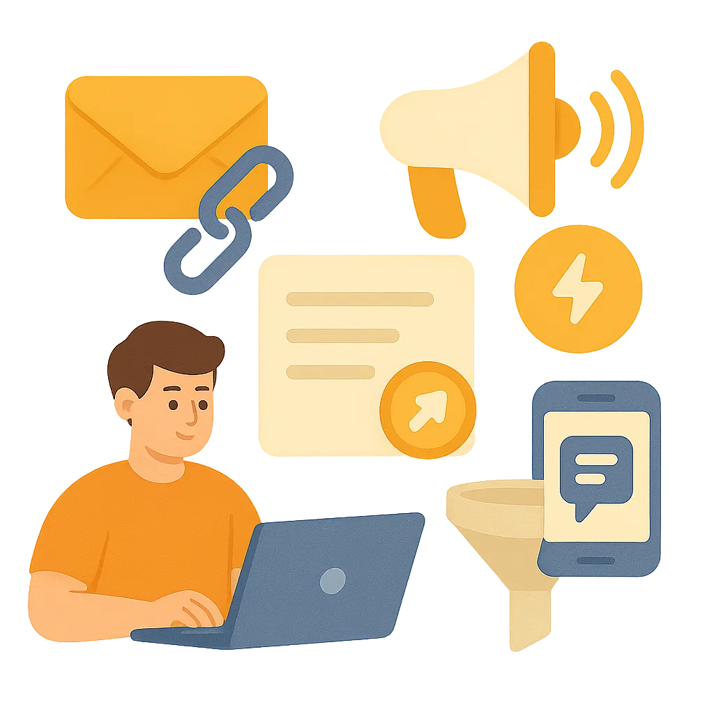 Powerful for Email Campaigns, Funnels, SMS & More