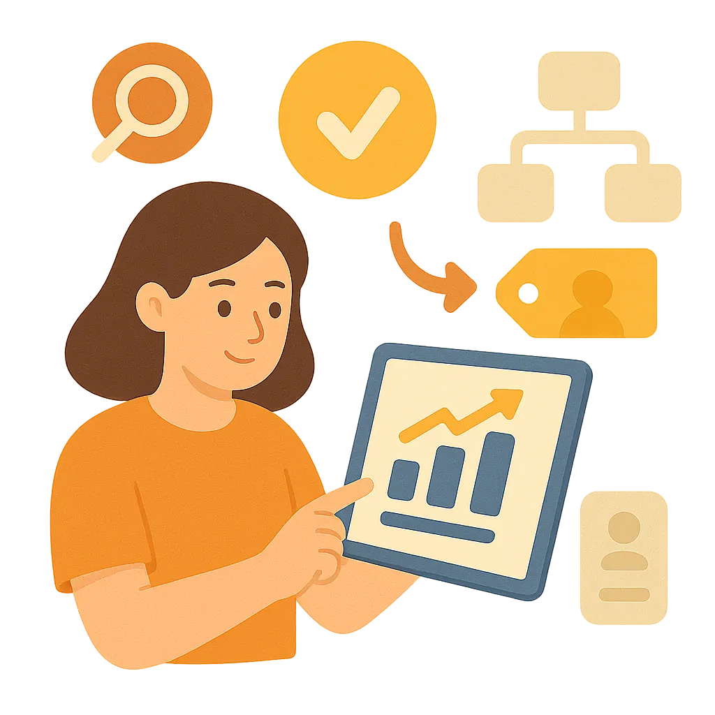 Illustration representing how to Know Who Clicked, What Happened & What to Do Next