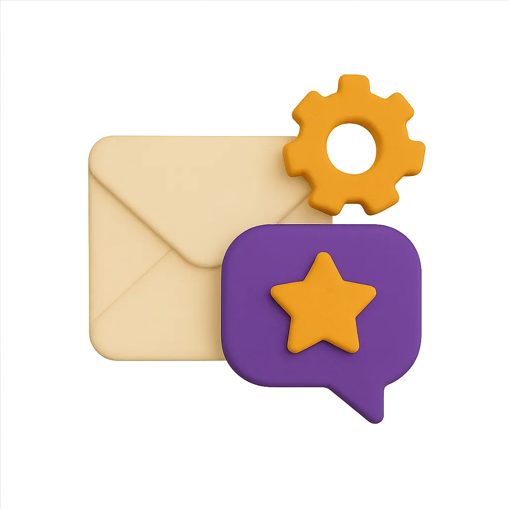 Graphic showcasing Centralised Review Inbox