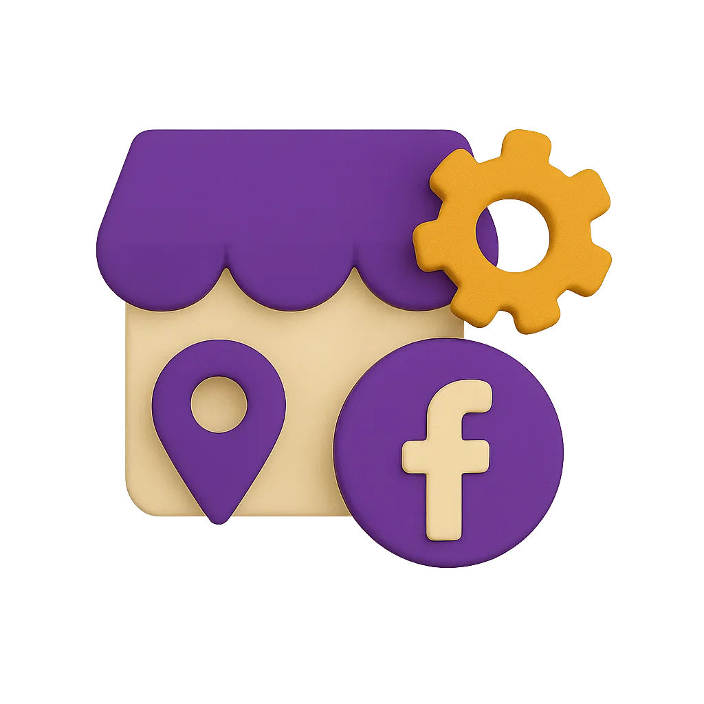 Graphic featuring the Google My Business & Facebook Integration