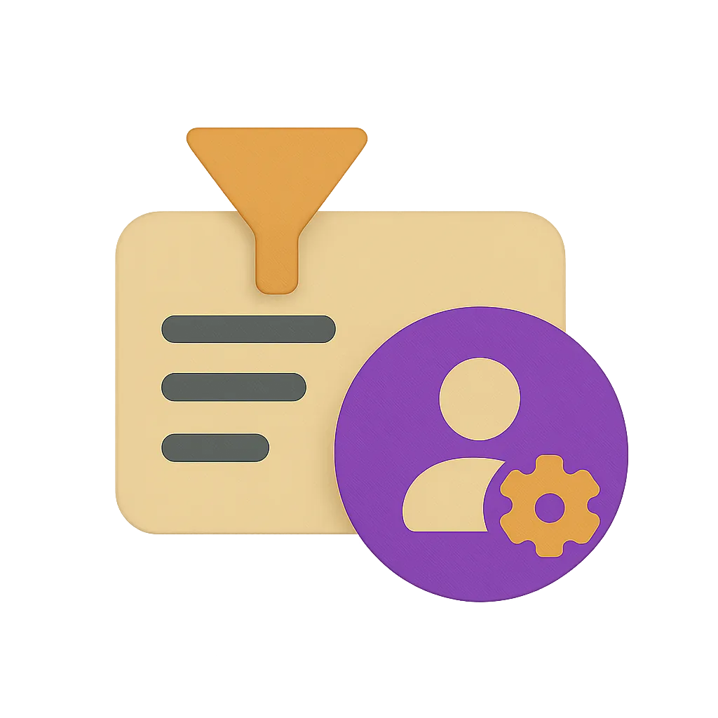 Graphic featuring the Custom Reporting & Filters