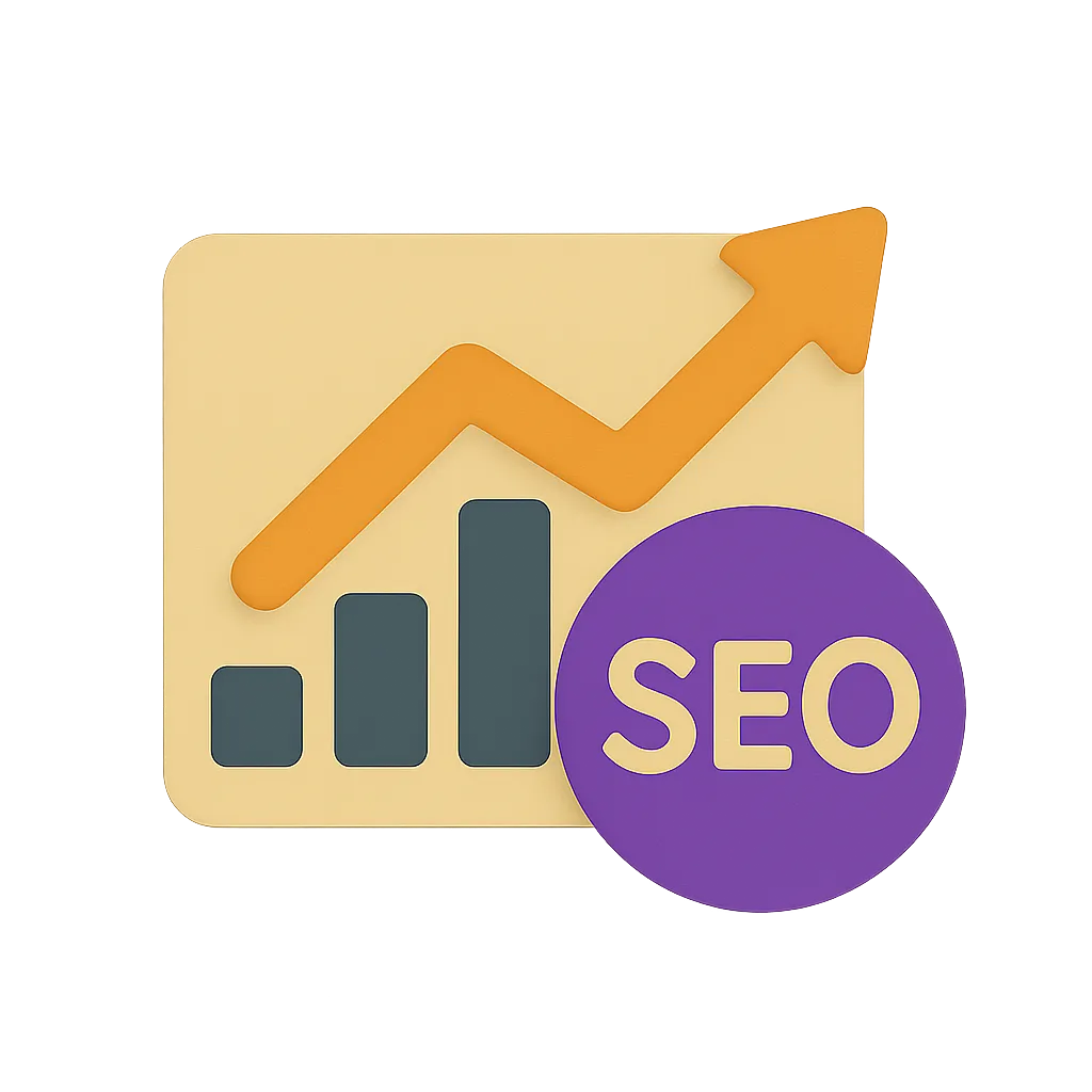 Graphic featuring the SEO & Conversion Boost