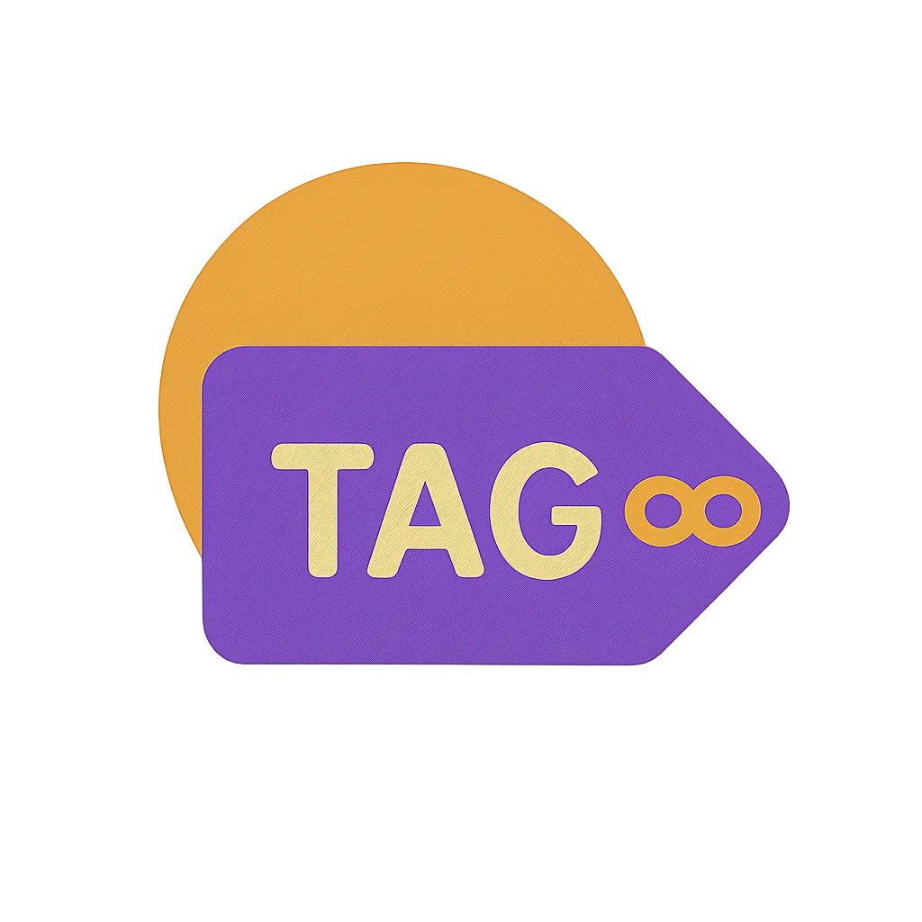 Graphic featuring Unlimited Tags