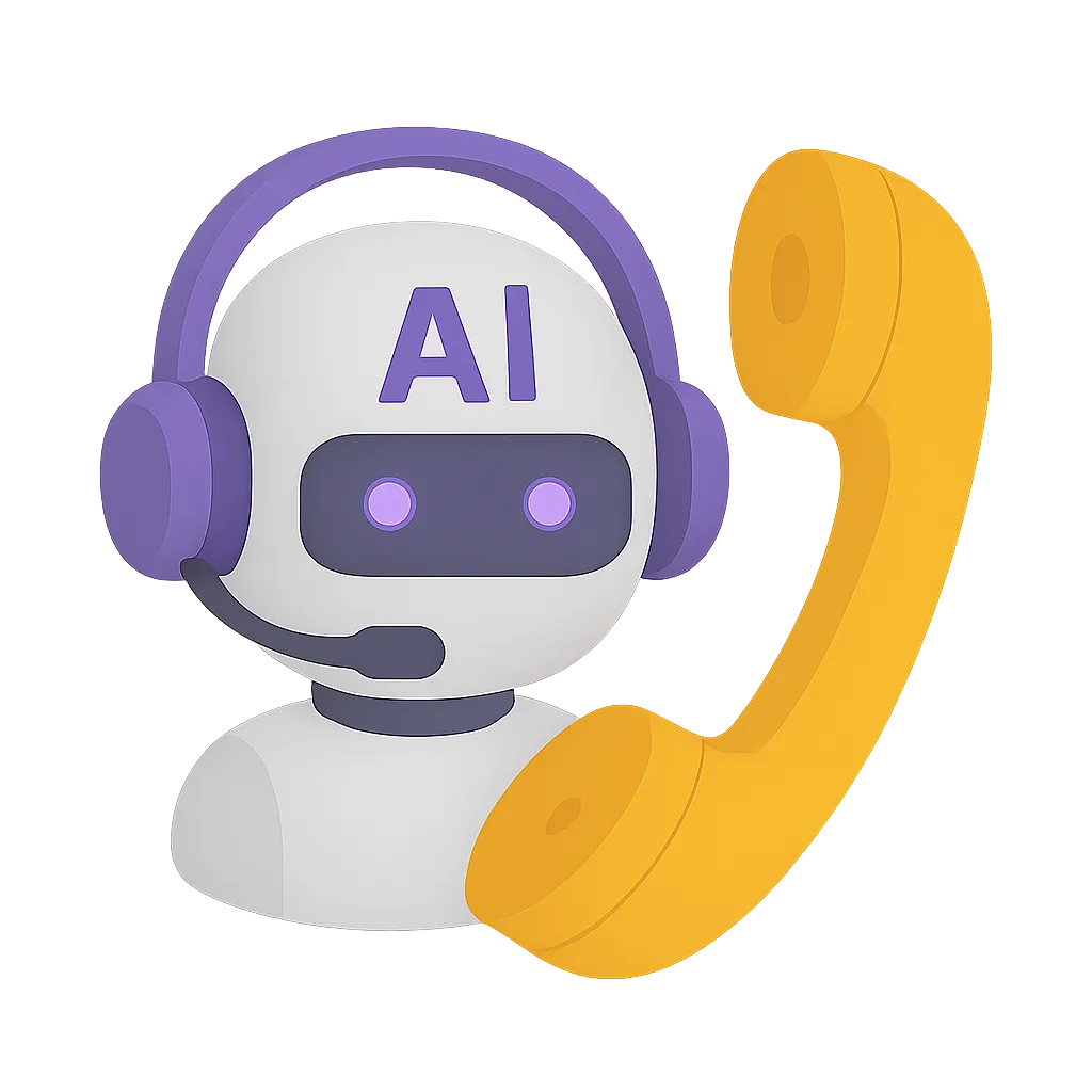 Graphic featuring AI Call Answering