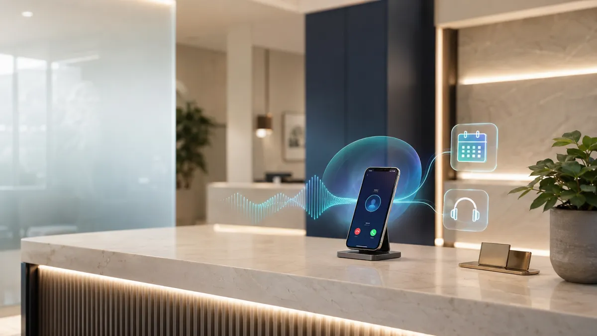 AI receptionist appointment