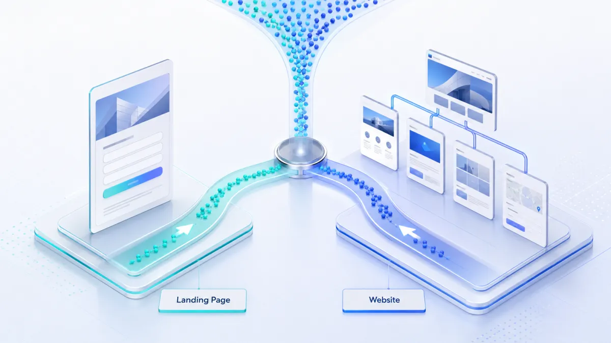 Landing Page vs. Website: Which One Should Generate Your Leads?