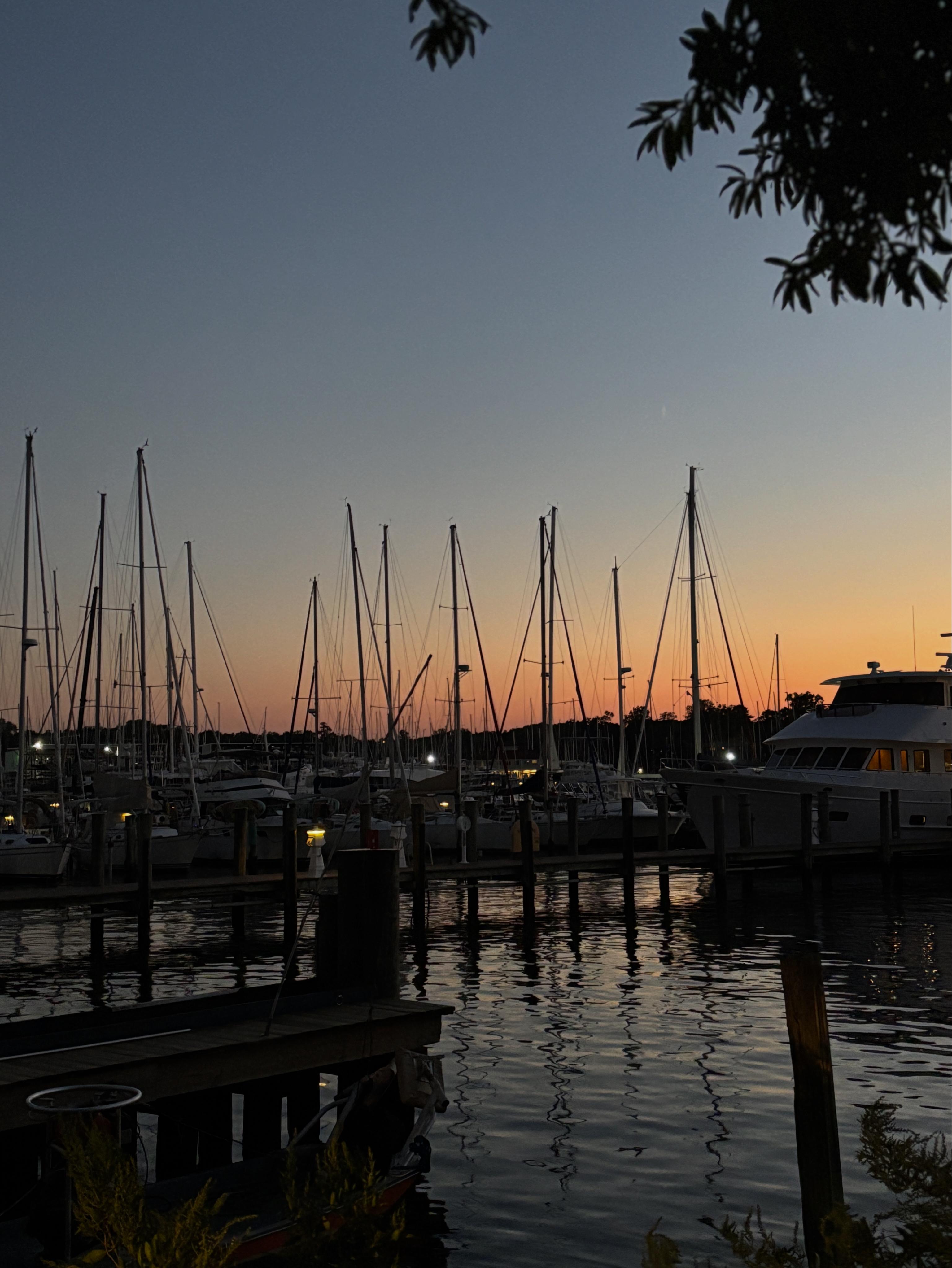 Maryland Sailboats, Annapolis Sunset