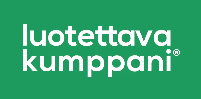Luotetttava kumppani logo