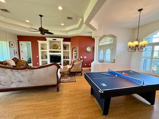 Entrance with high ceilings in Punta Gorda home