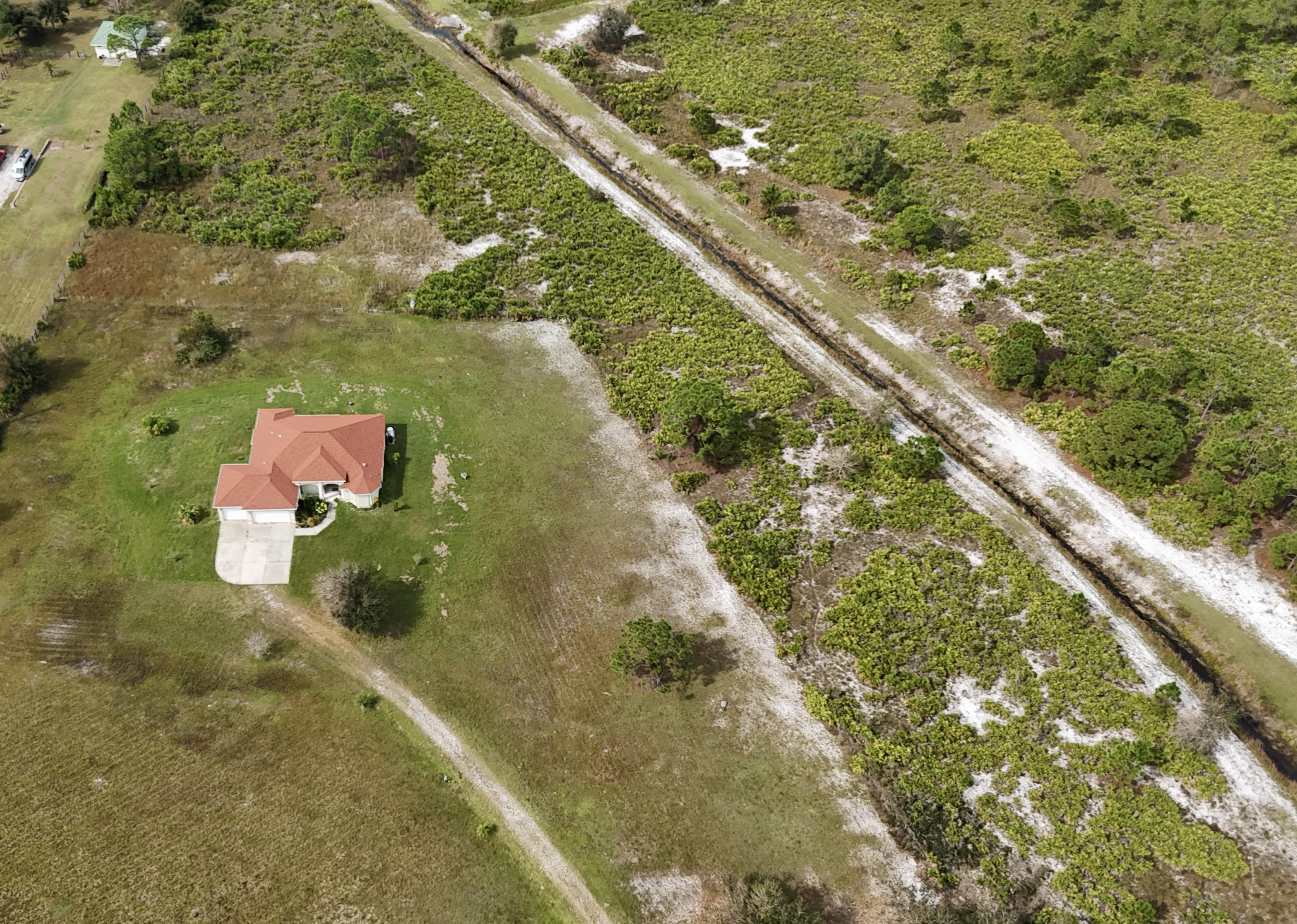 Large 5 acre property with open land in Punta Gorda