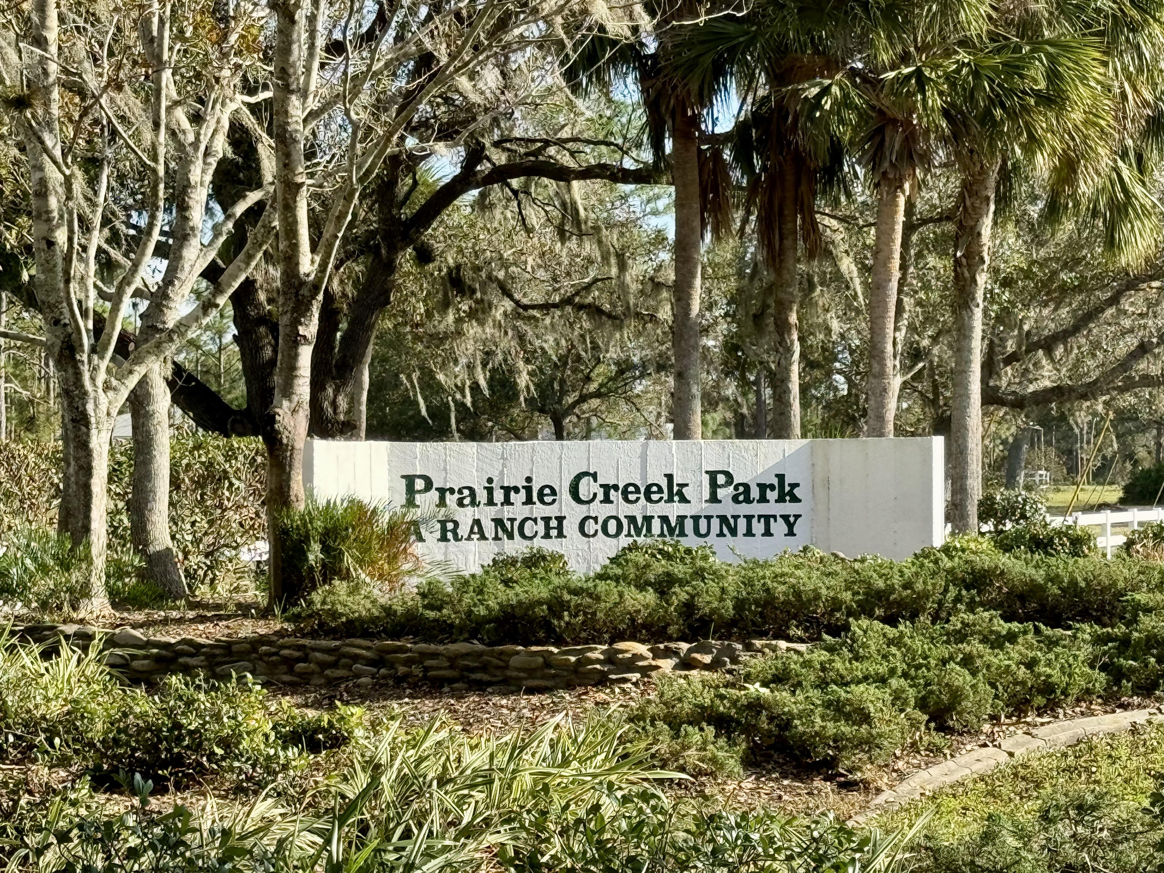 Prairie Creek Park Community Entrance
