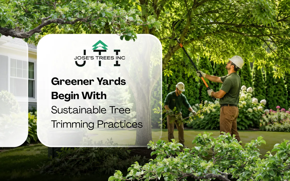 Sustainable tree trimming practices for a healthy green yard