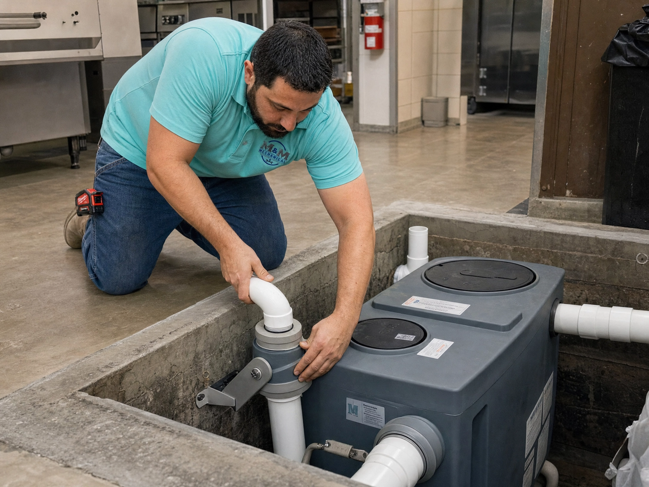 Grease Interceptor Installation in Oklahoma City, OK
