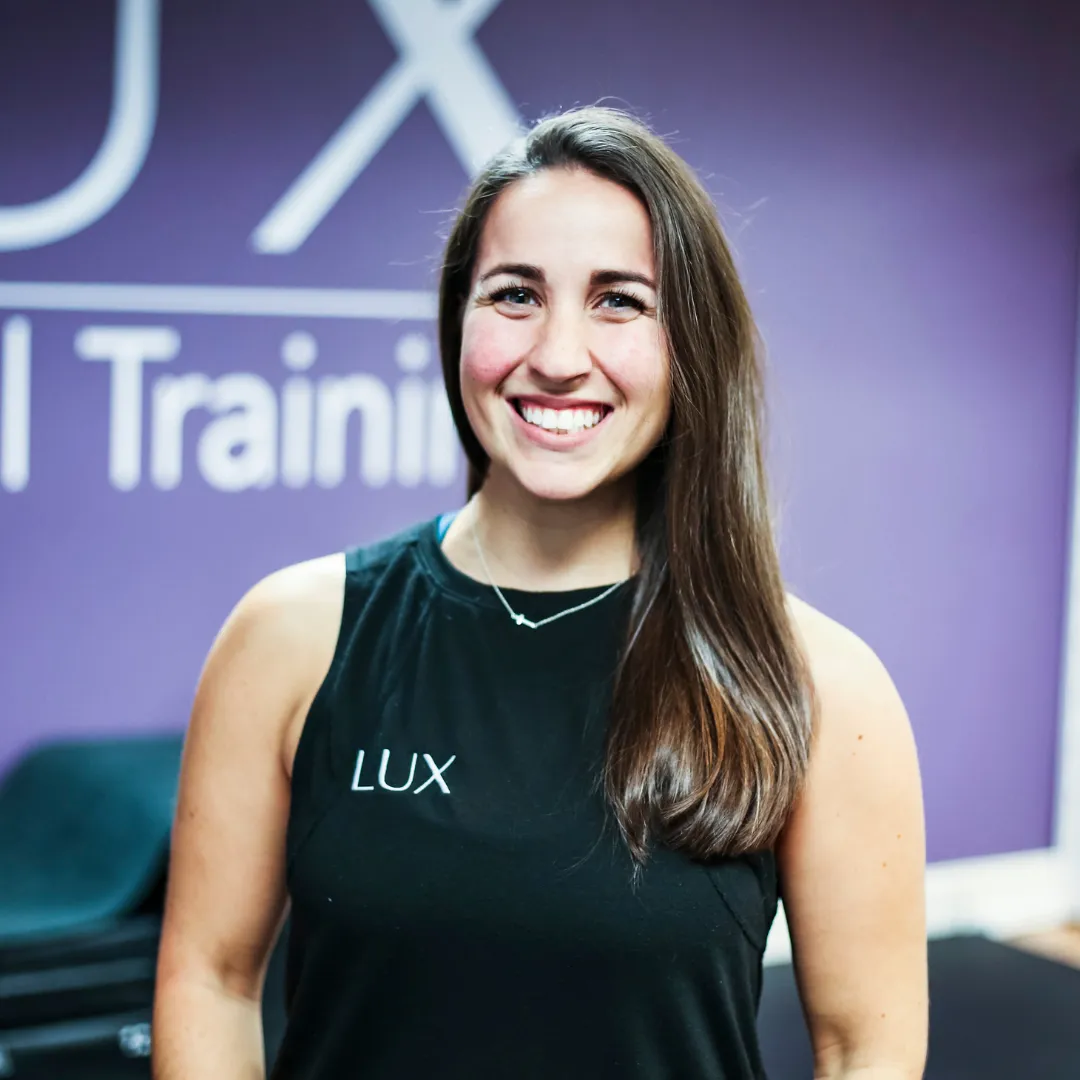 Hannah at LUX Fitness Studio gym in Clarks Summit