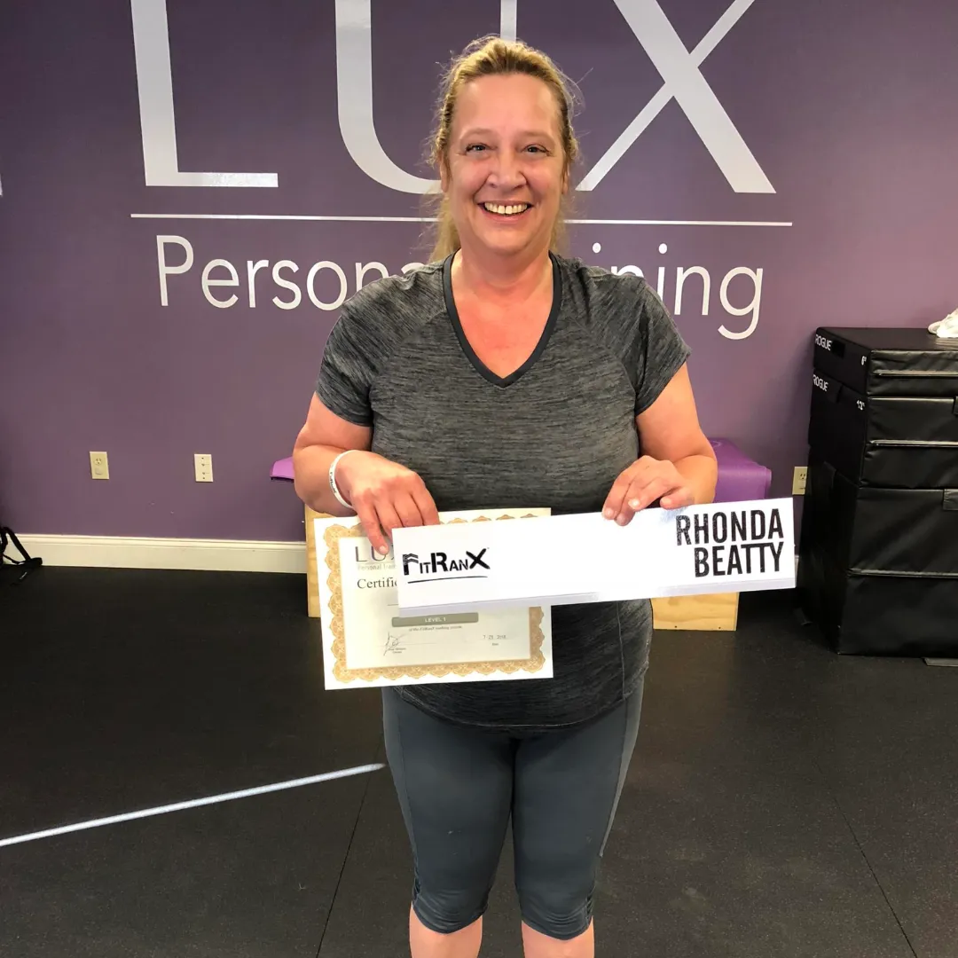 Workout photo of Rhonda at LUX Fitness in Clarks Summit