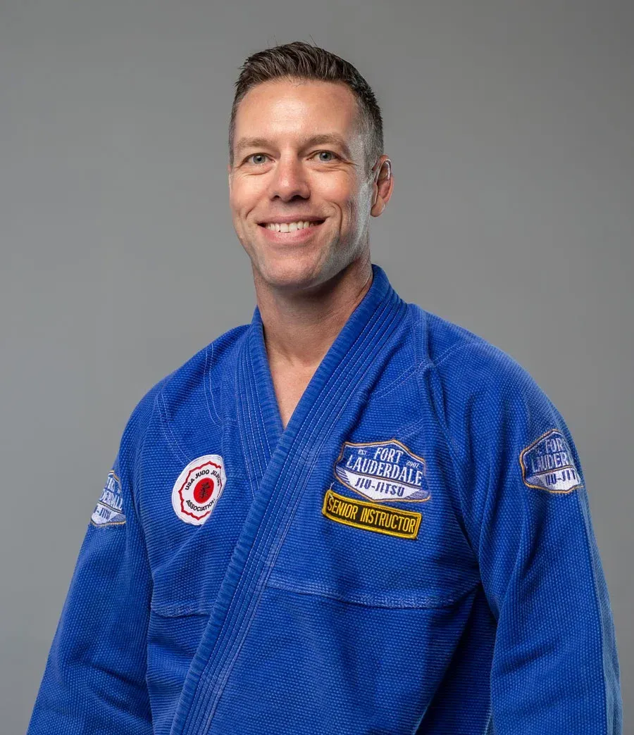 Bruce Belfield, senior instructor at Fort Lauderdale Jiu-Jitsu — black belt and self-defense instructor
