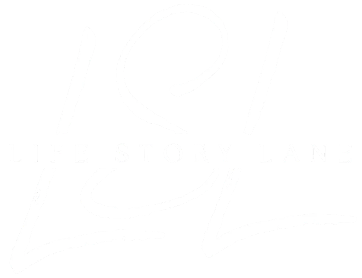 Life Story Lane Logo White