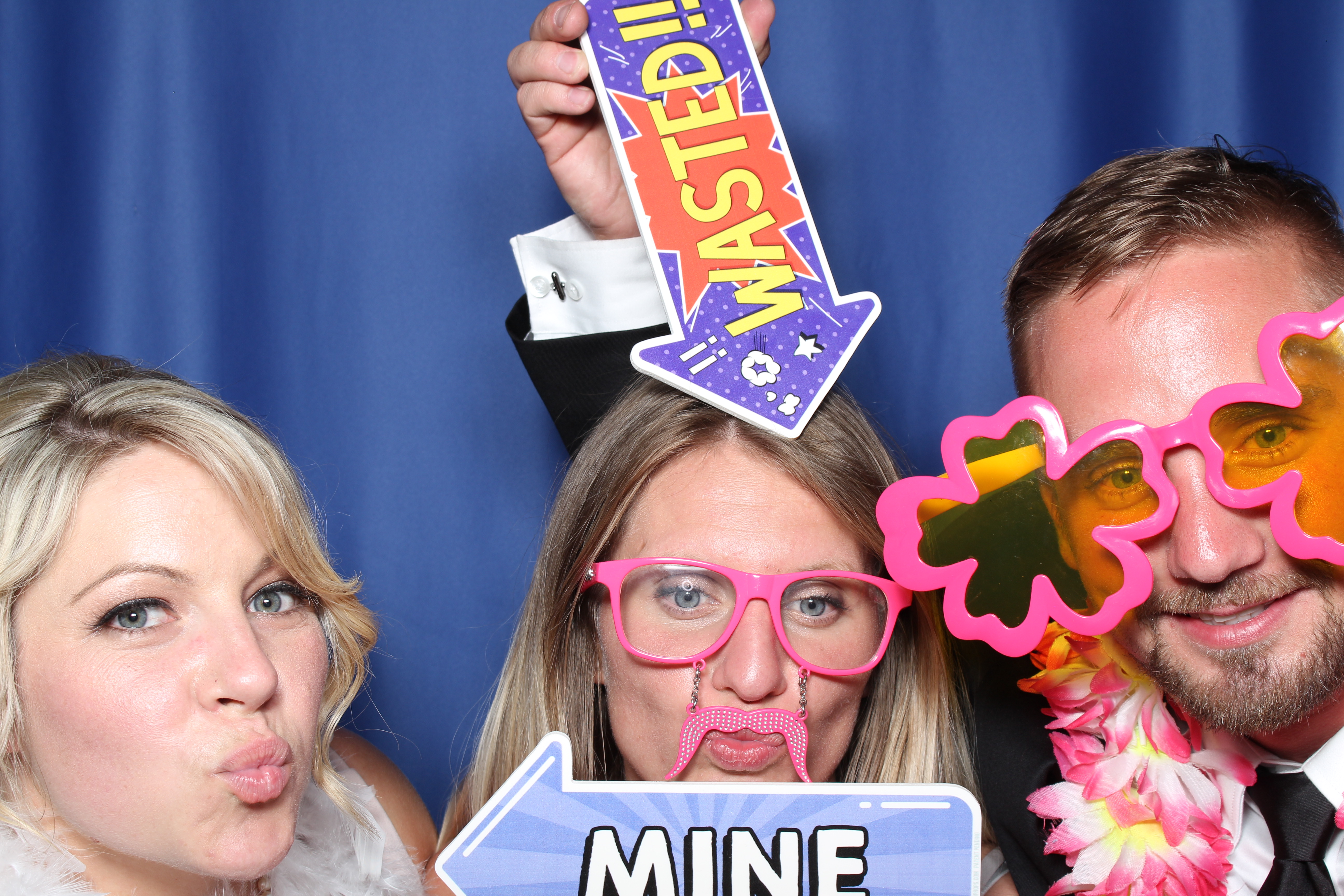 Fun Photo Booth rental with premium props at a celebration in Vaughan