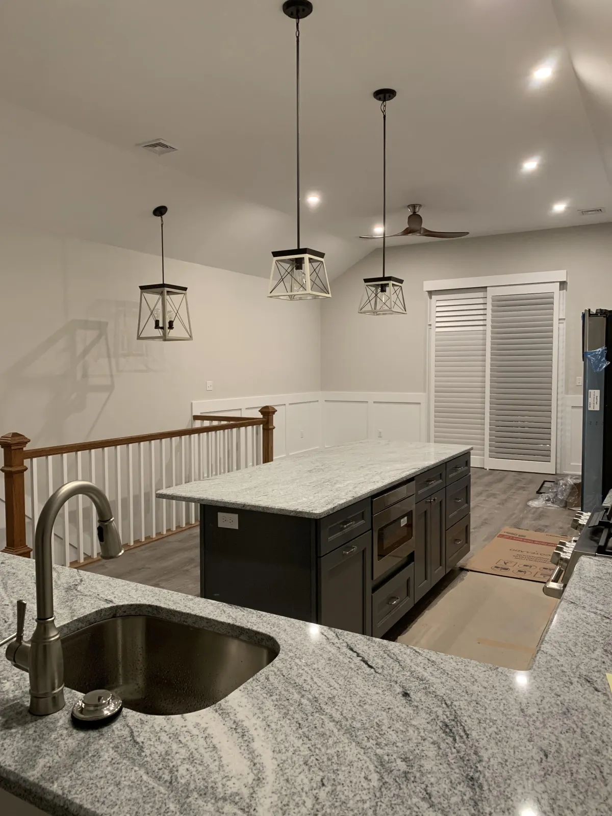 Kitchen cabinet repaint project example