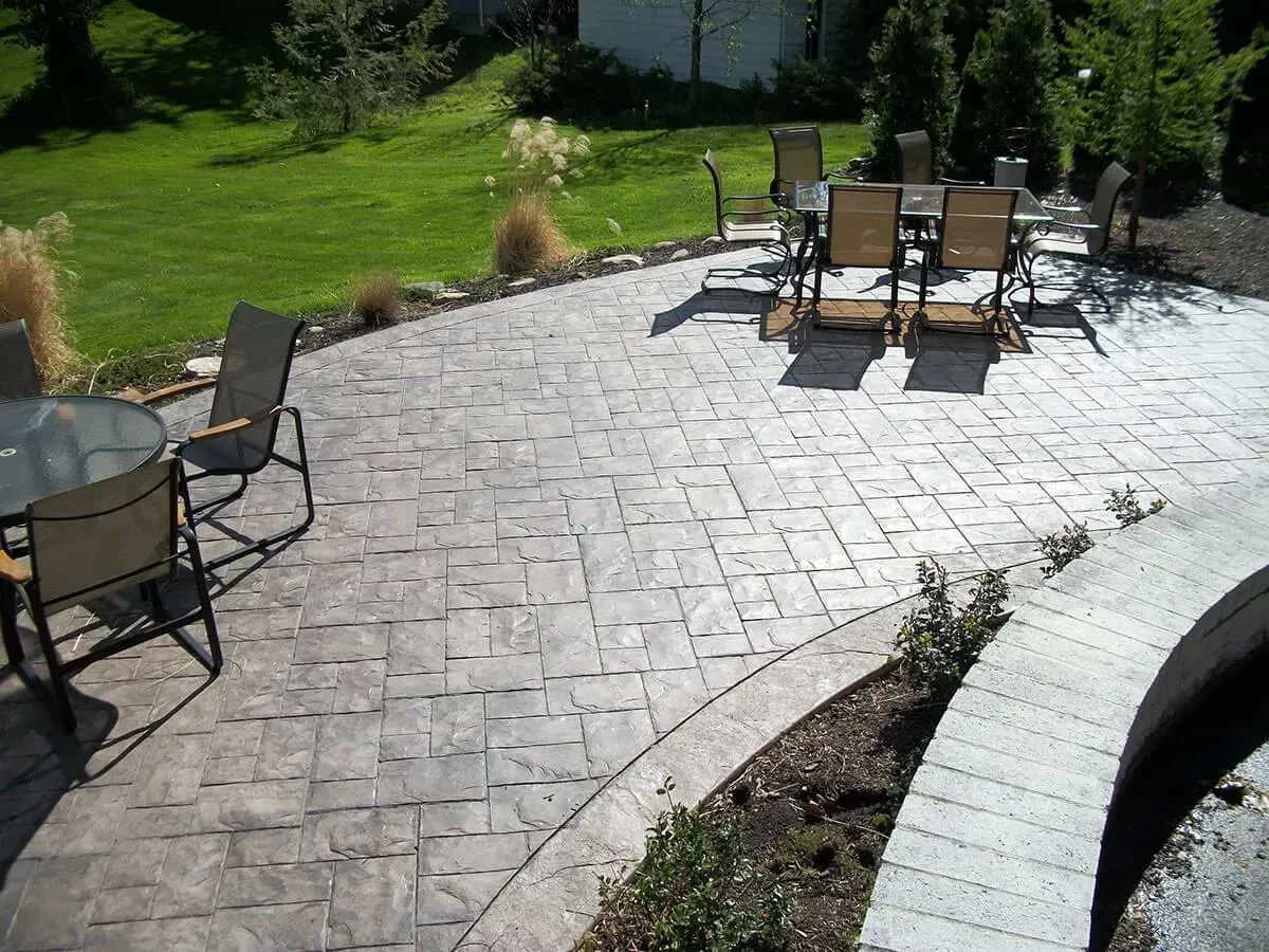 stamped concrete in Brant Ontario