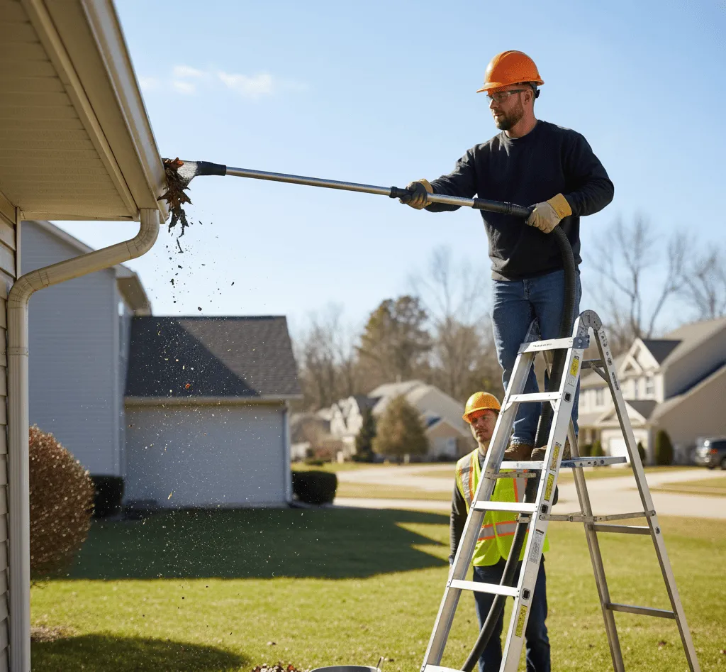 Gutter cleaning in Signal Mountain