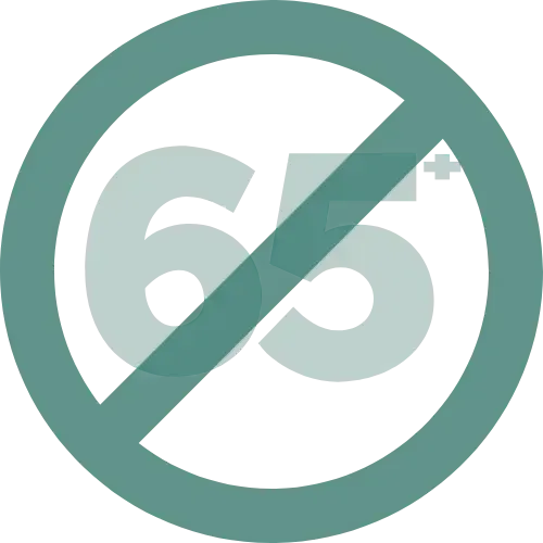 Graphic of showing 70% and two people