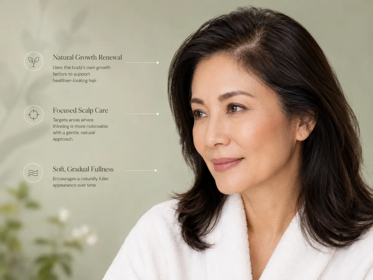 PRP for Hair Loss: A Natural Solution for Female Hair Thinning