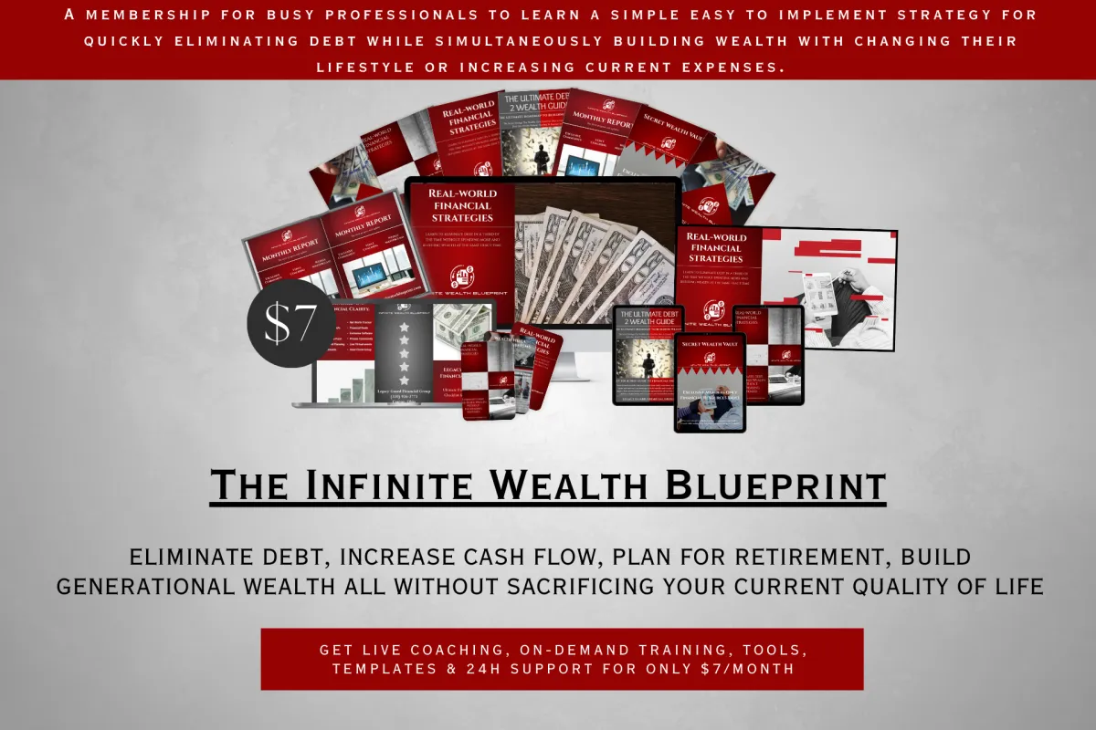 Infinite Wealth Blueprint Offer Mock Up