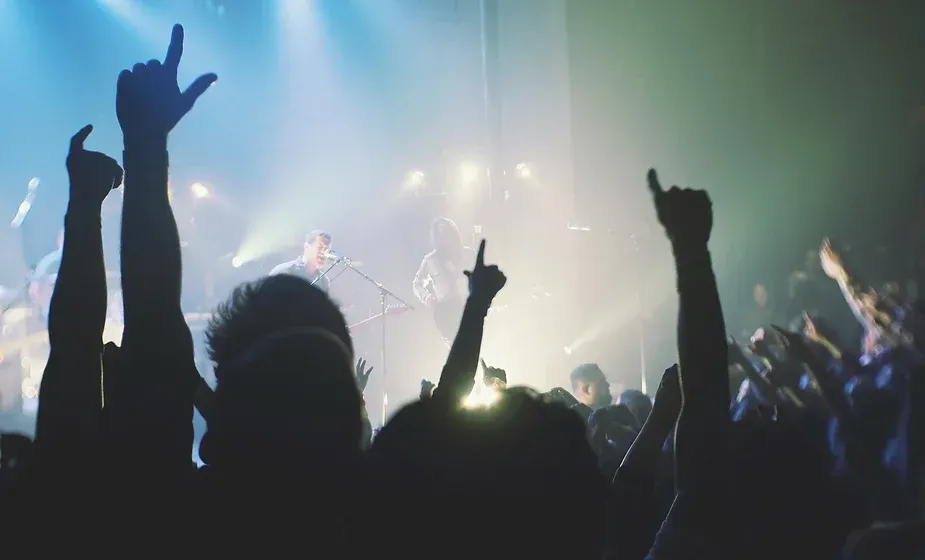 Hands raised in Worship