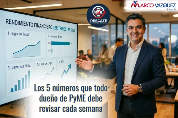 Los 5 números que todo dueño de PyME debe revisar cada semana