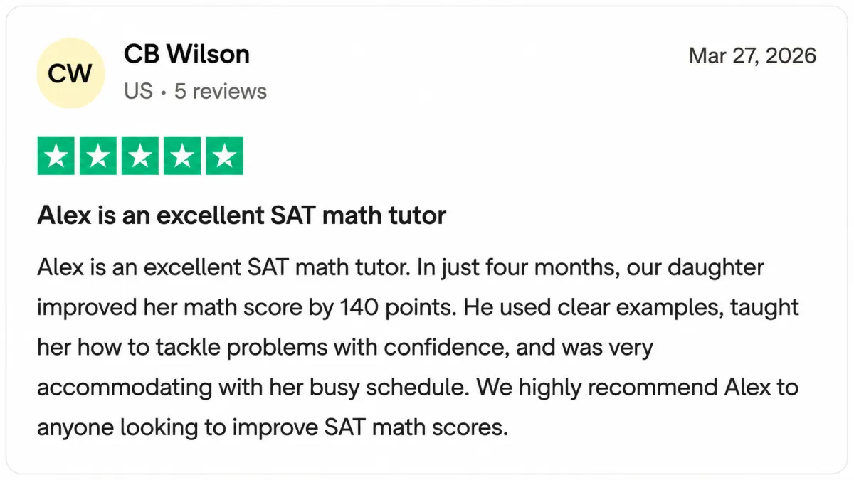 Trustpilot review screenshot goes here