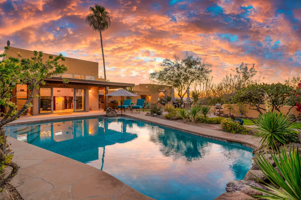 sunset pool
