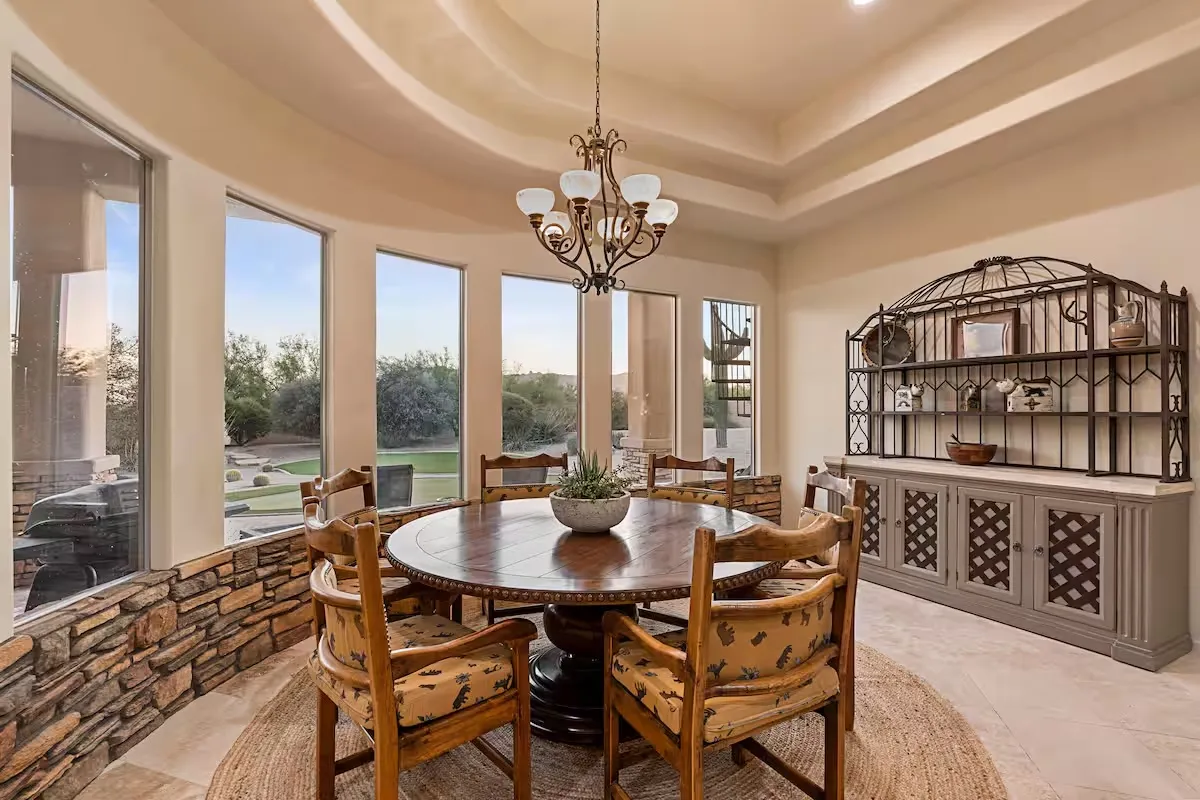 dinning room at hera rising