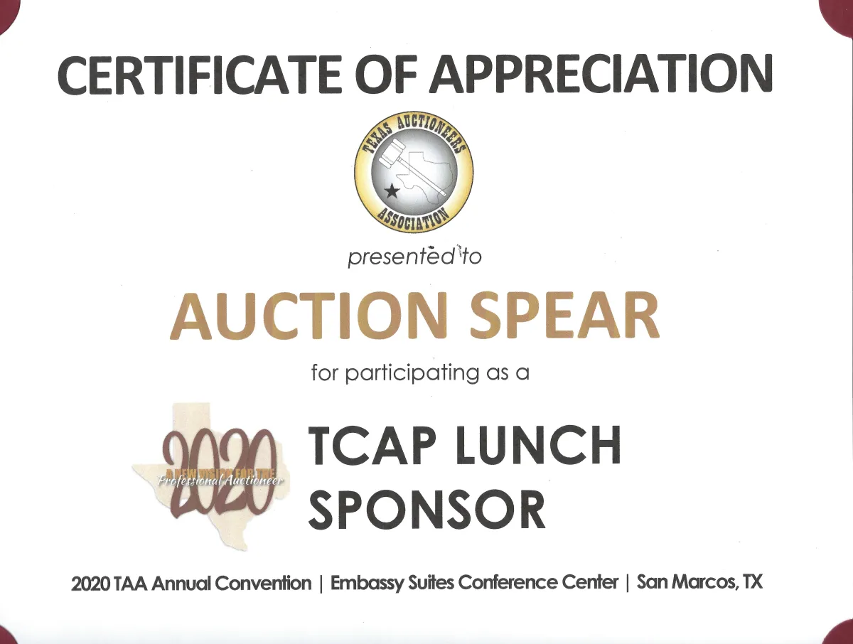 Texas Auctioneers Association 