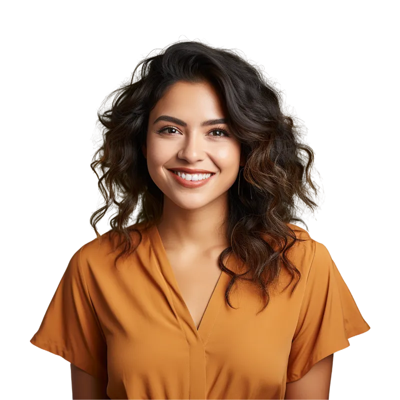 Portrait of a satisfied nurse injector, 30s, warm smile, clinic vest visible, square crop for testimonial use; soft studio lighting, shallow depth-of-field, photorealistic and approachable.