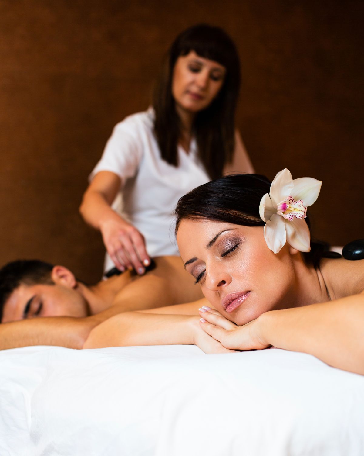 Relaxing Thai massage session in Houston performed in a calm, professional setting