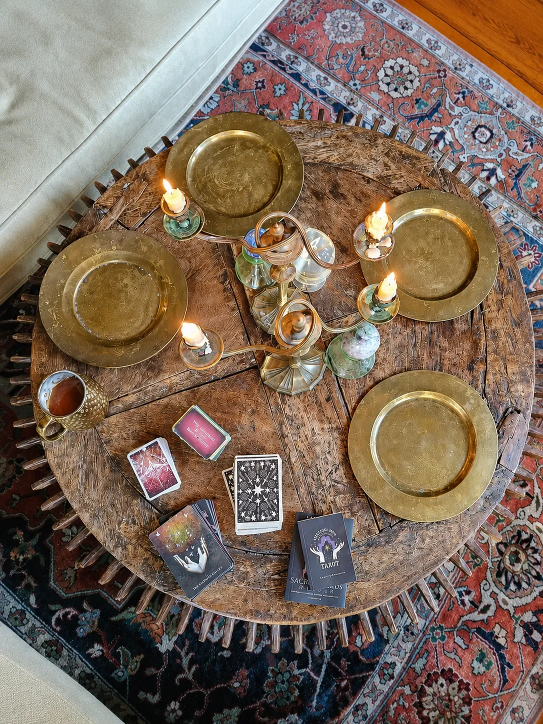 A glowing, ethereal moment of spiritual connection and intuitive awakening